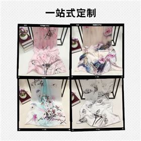 定制絲巾——真絲圍巾，真絲絲巾，圍巾定制
